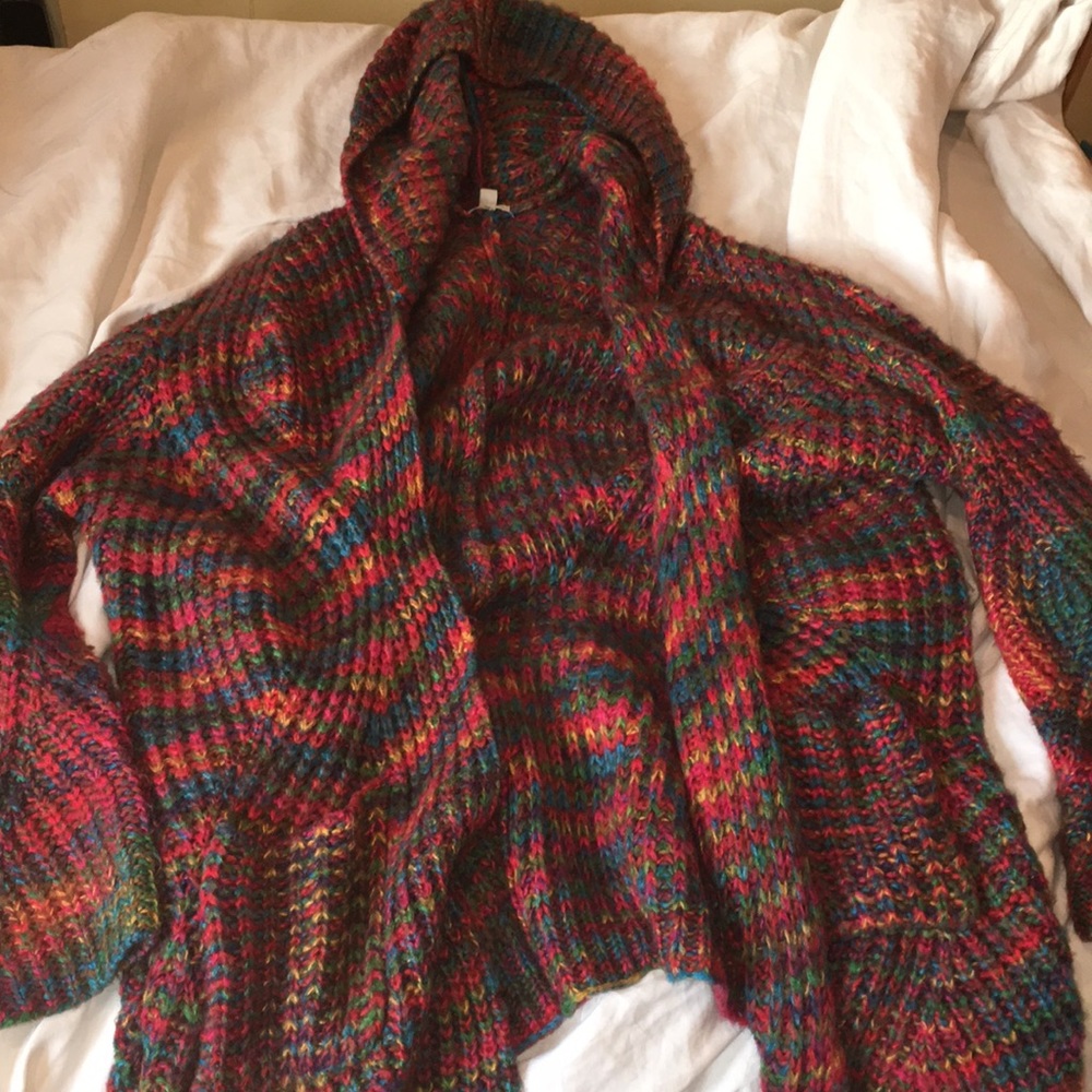 Urban Outfitters multi colored cardigan